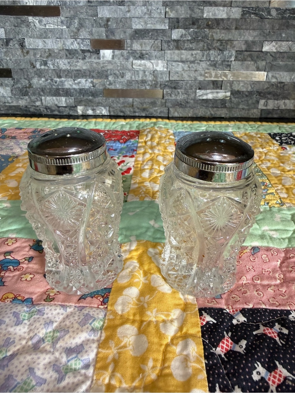 Vintage Imperial Glass Shakers
